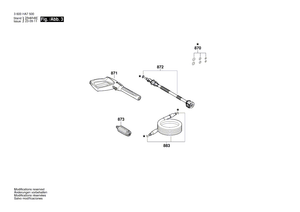 New Genuine Bosch F016F04573 Cover