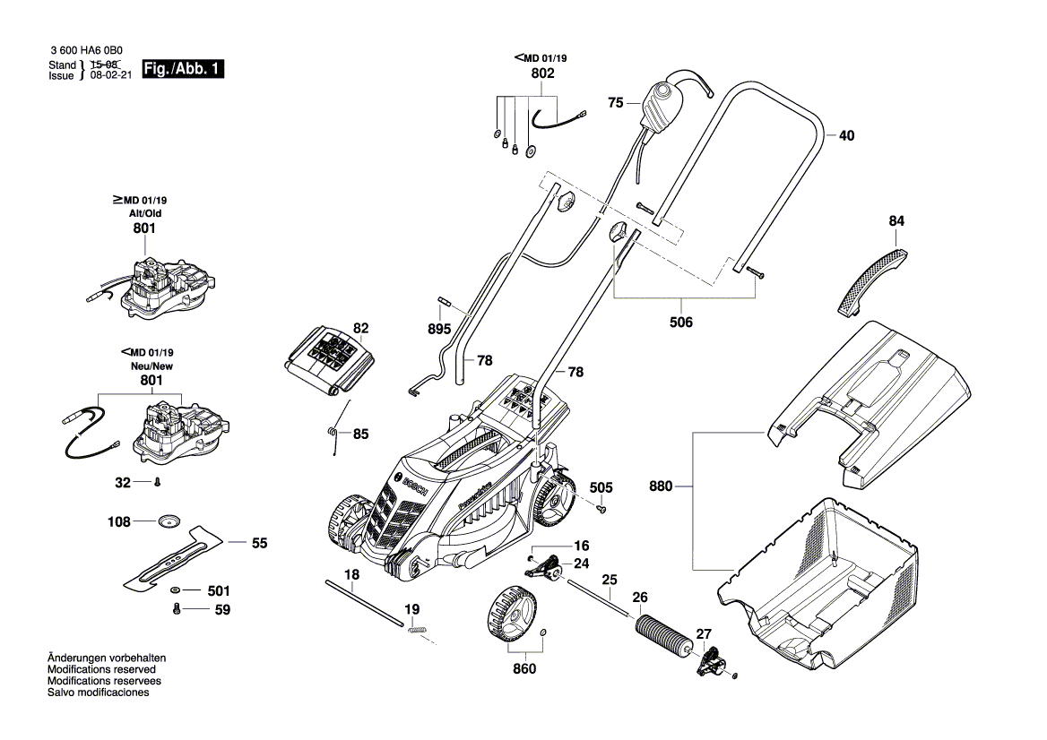 New Genuine Bosch F016F04610 Collection box