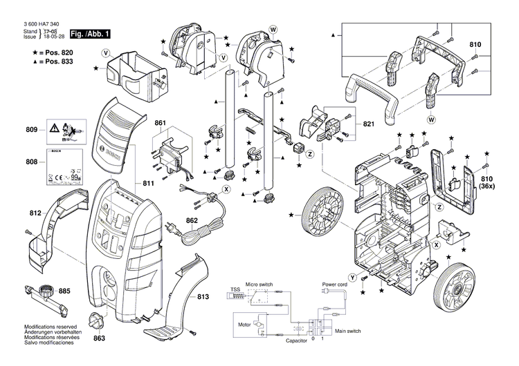 New Genuine Bosch F016F04615 front cover