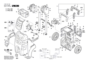 New Genuine Bosch F016F04622 Motor cover