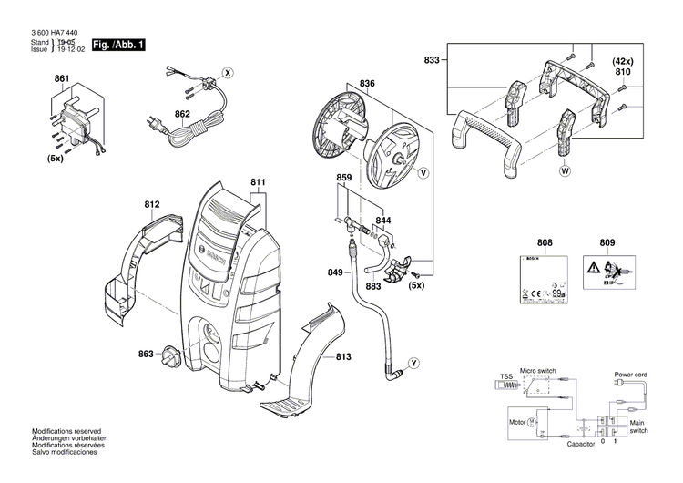 New Genuine Bosch F016F04627 Pump Mounting