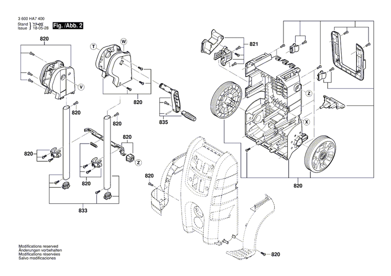 New Genuine Bosch F016F04632 front cover