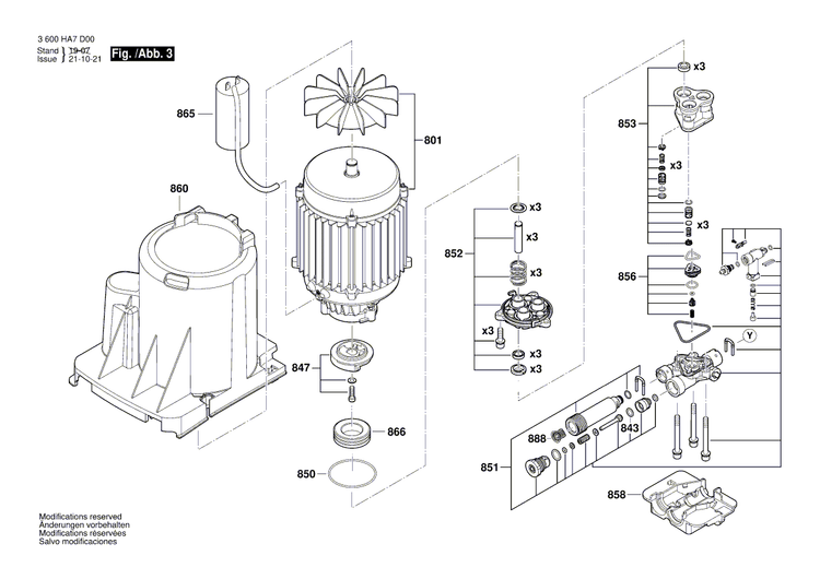New Genuine Bosch F016F04642 Piston Guide