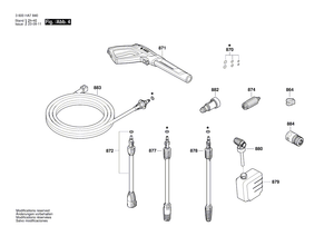 New Genuine Bosch F016F04649 Set Of Handles