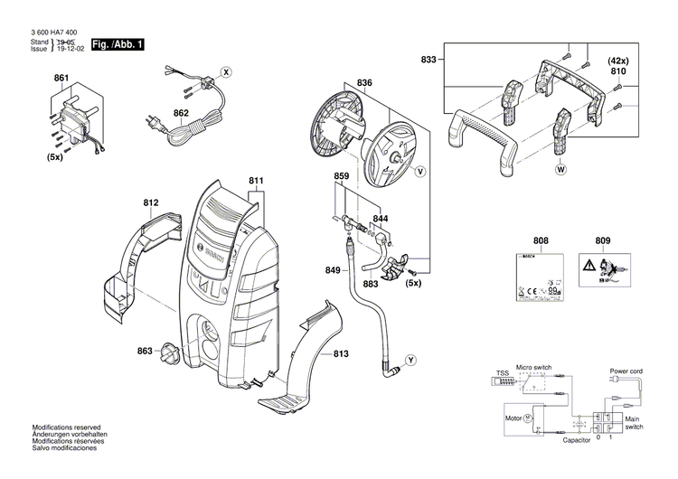 New Genuine Bosch F016F04650 Cover