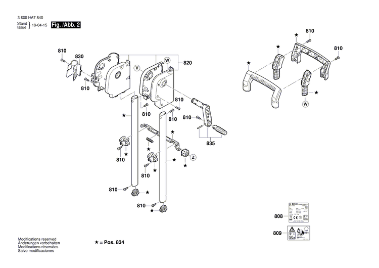 New Genuine Bosch F016F04651 Connector