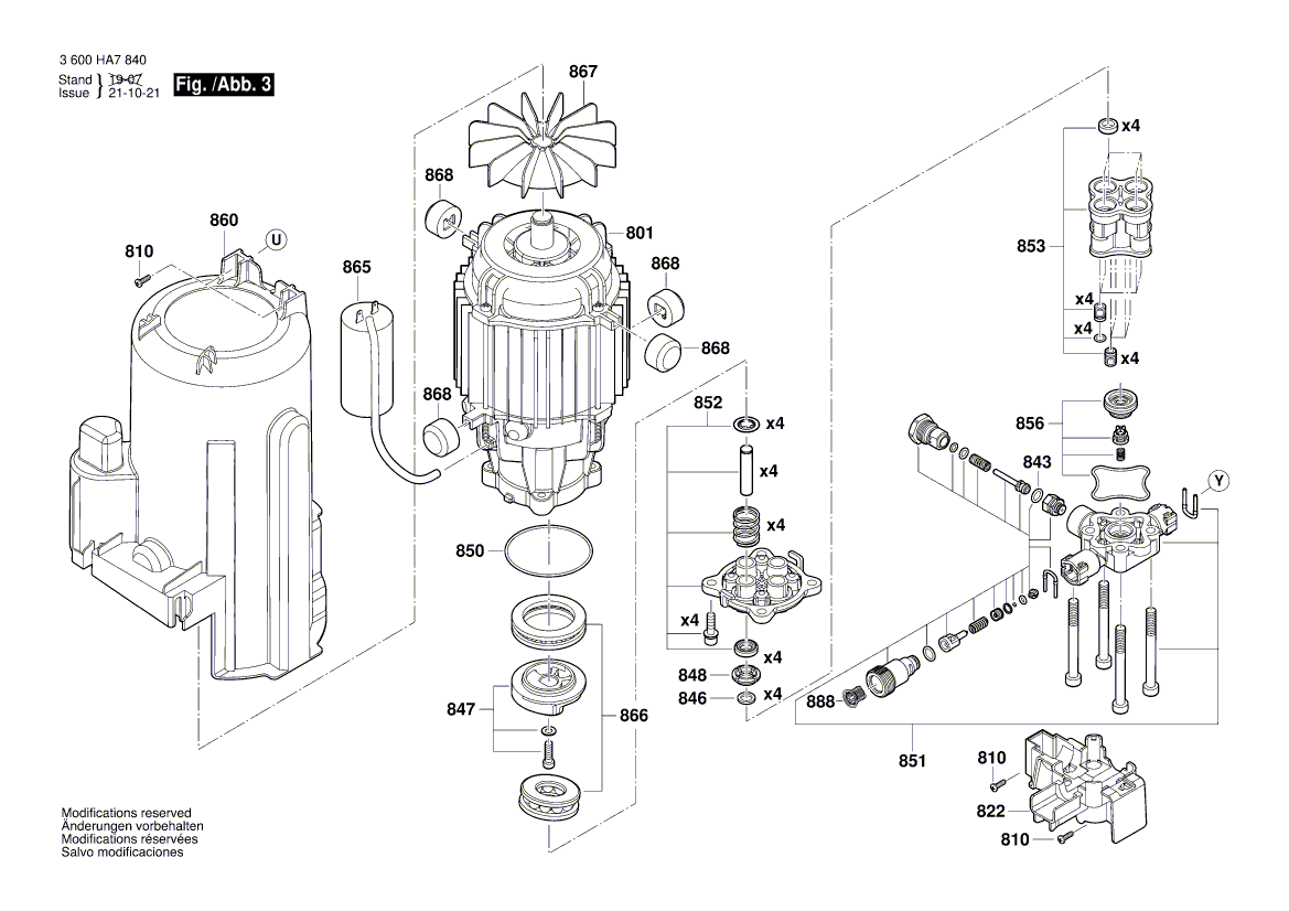 New Genuine Bosch F016F04651 Connector