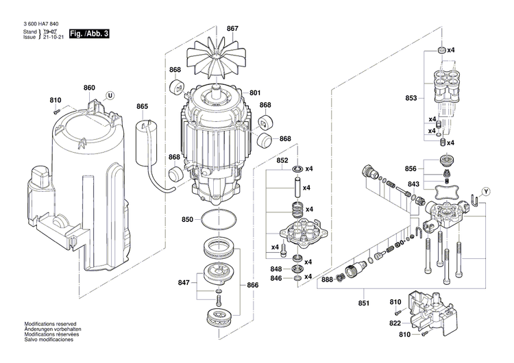 New Genuine Bosch F016F04651 Connector