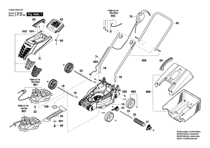 New Genuine Bosch F016F04690 Switching Unit