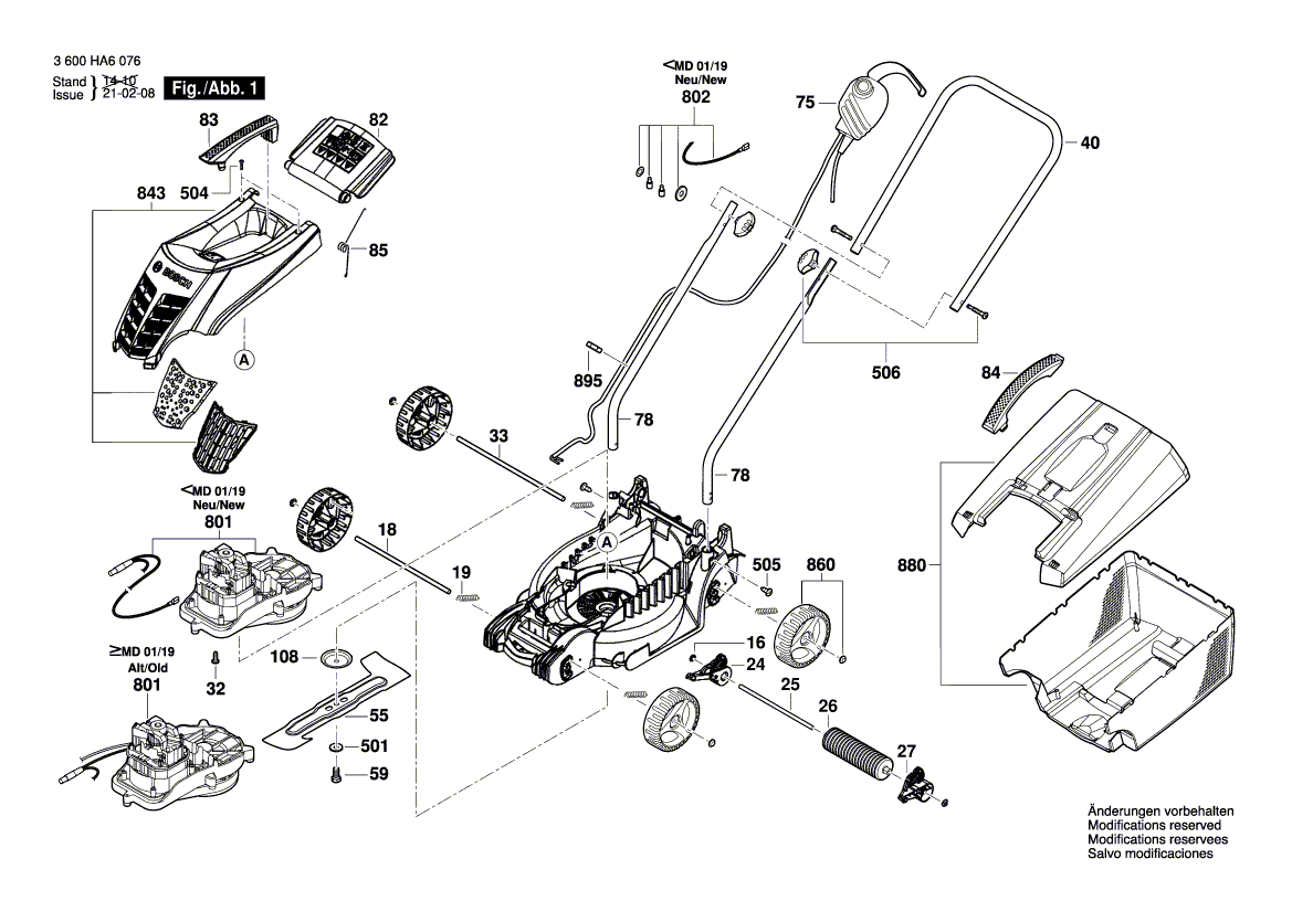New Genuine Bosch F016F04692 Collection box