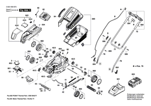 New Genuine Bosch F016F04734 bottom handle