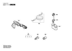 New Genuine Bosch F016F04795 Retaining clip