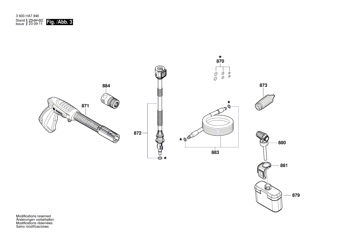 New Genuine Bosch F016F04799 Piston Guide