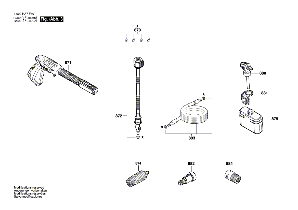 New Genuine Bosch F016F04802 Gear Box