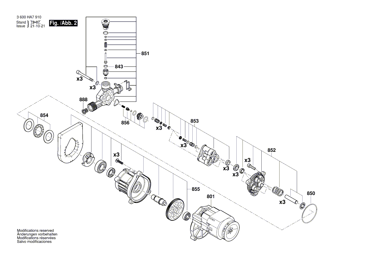 New Genuine Bosch F016F04803 Thrust Bearing