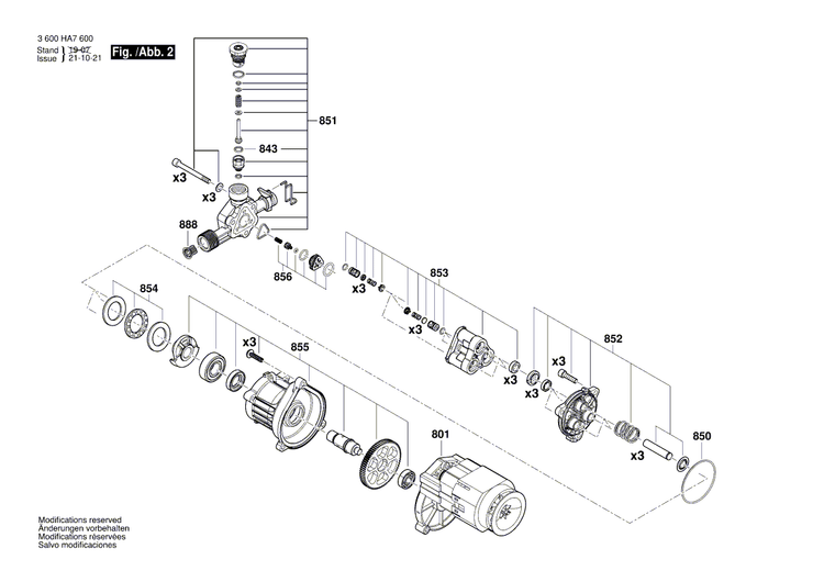 New Genuine Bosch F016F04804 Motor