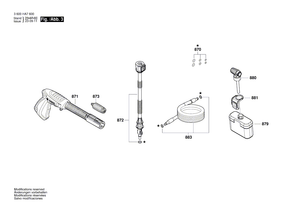 New Genuine Bosch F016F04804 Motor