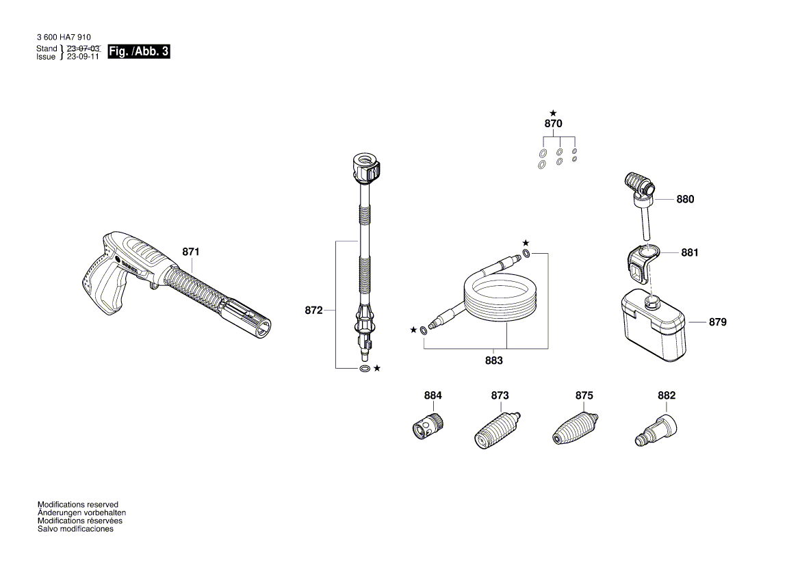 New Genuine Bosch F016F04807 Holder