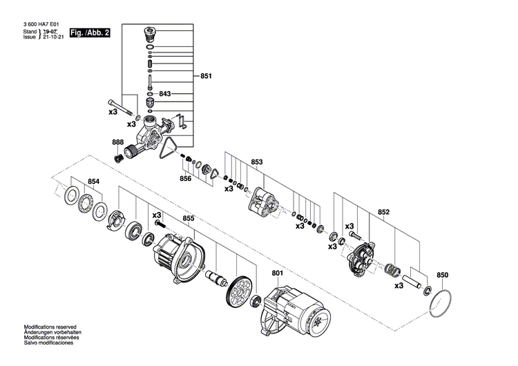 New Genuine Bosch F016F04809 Non-Return Valve