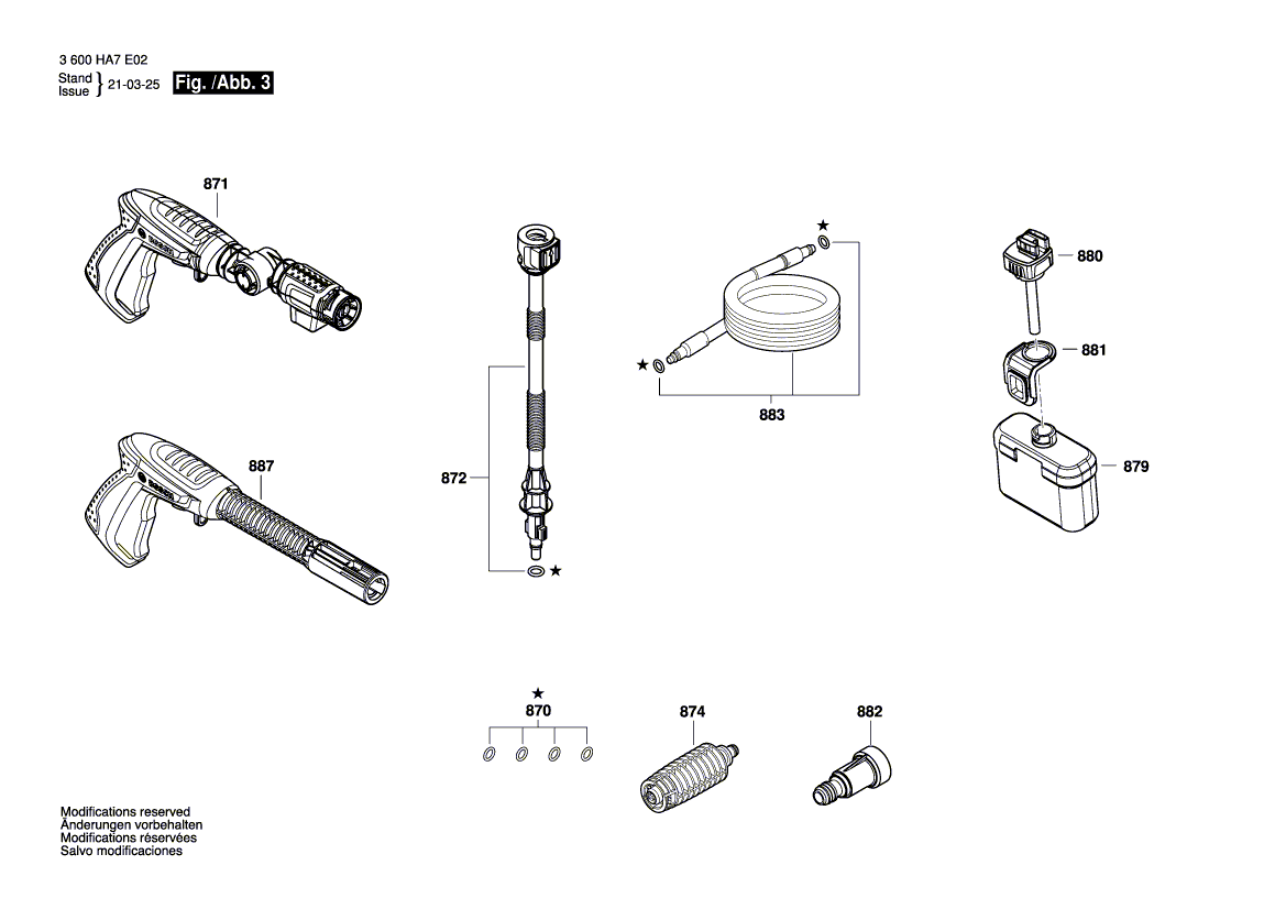 New Genuine Bosch F016F04810 Torx SH cap screw