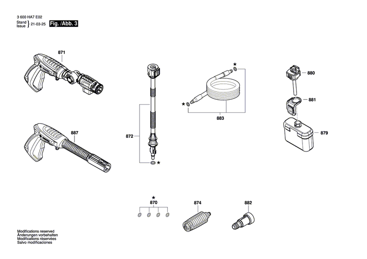 New Genuine Bosch F016F04810 Torx SH cap screw