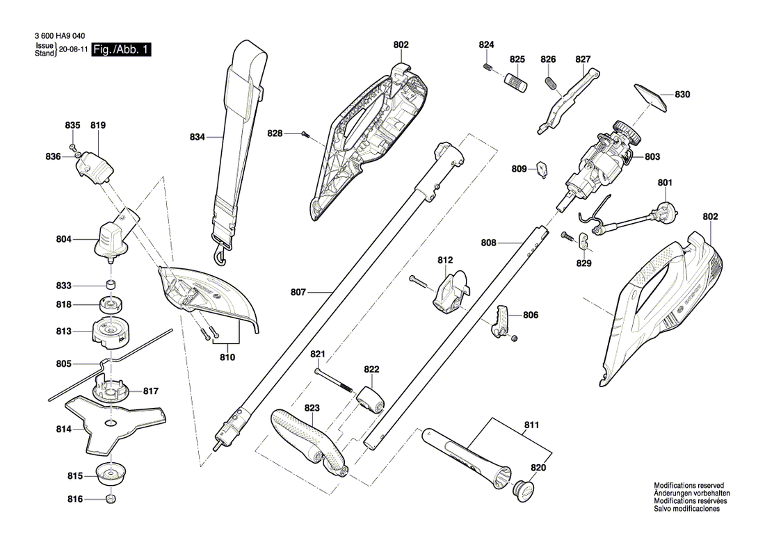 New Genuine Bosch F016F04832 Motor assembly
