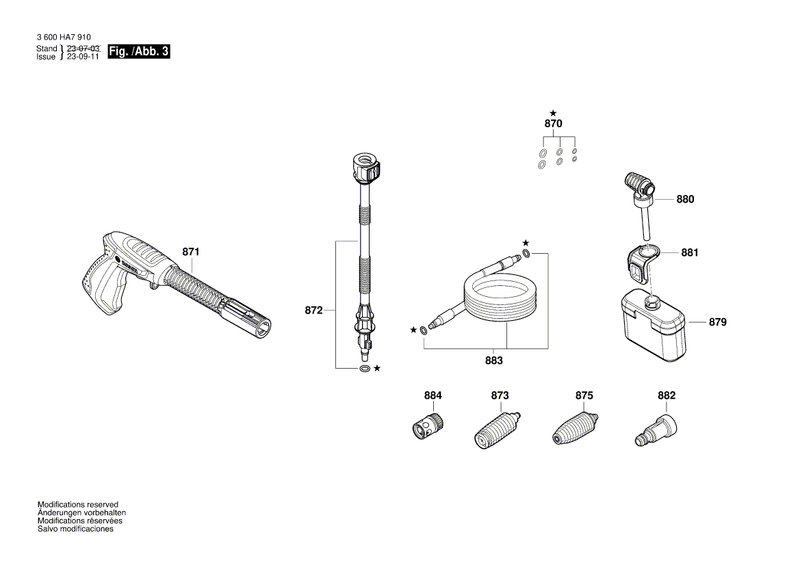 New Genuine Bosch F016F04966 Switch Box