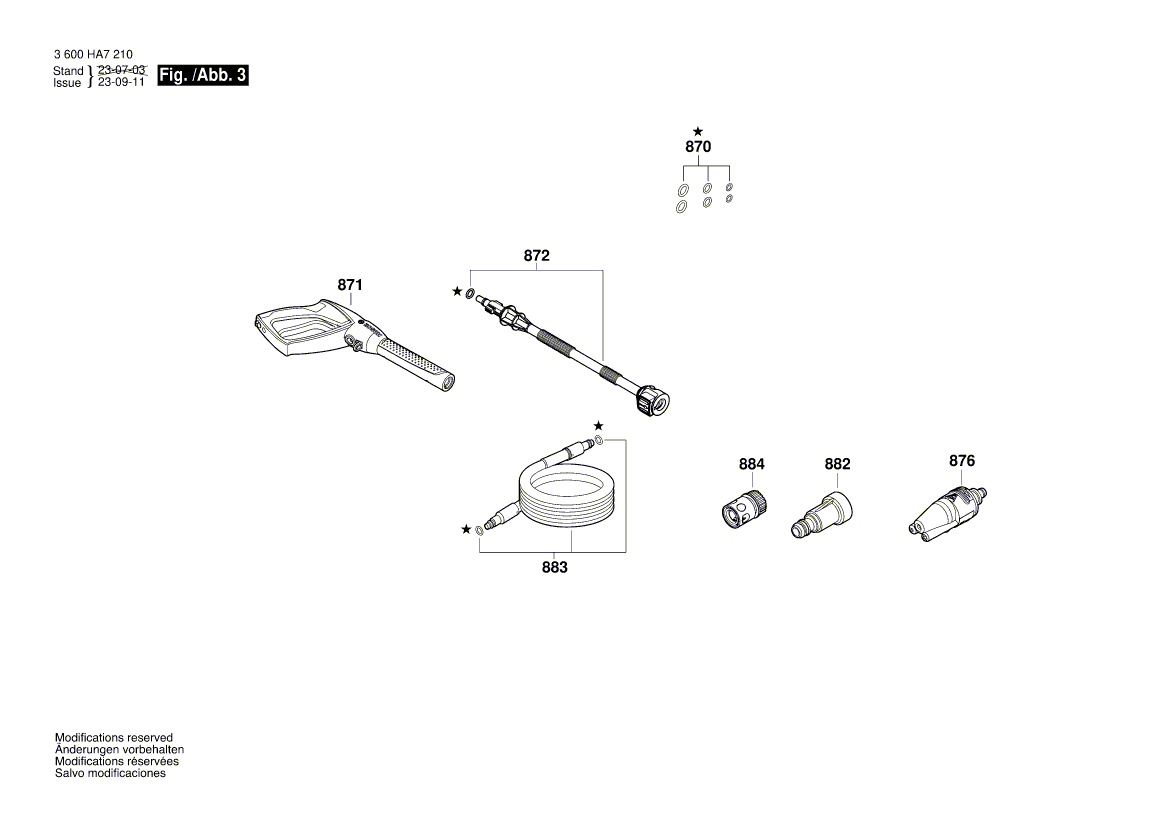 New Genuine Bosch F016F04976 Nameplate
