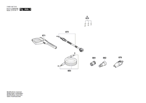 New Genuine Bosch F016F04977 High-Pressure Hose