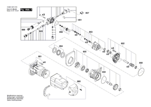 New Genuine Bosch F016F05000 Motor cover