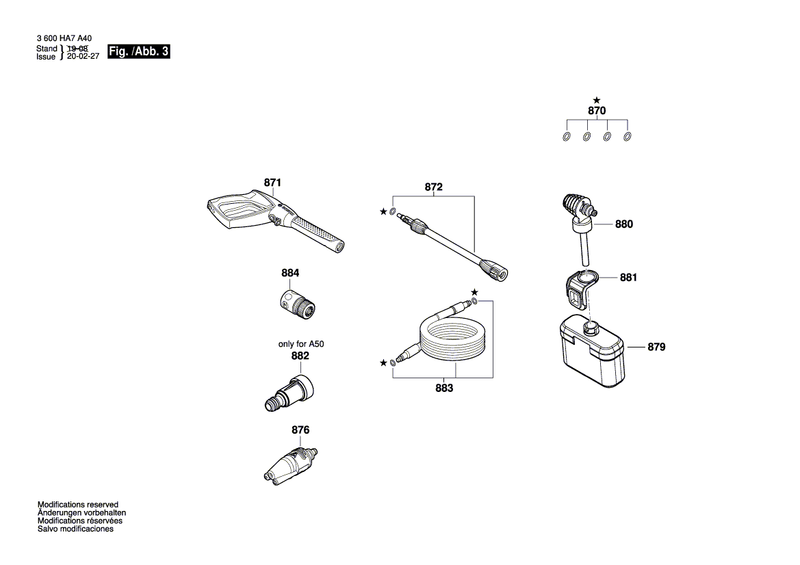 New Genuine Bosch F016F05005 front cover
