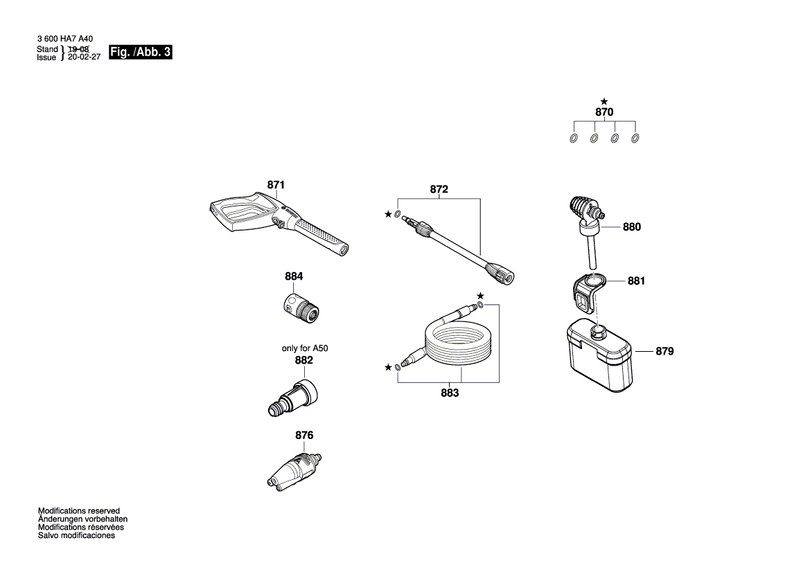 New Genuine Bosch F016F05012 Pump head