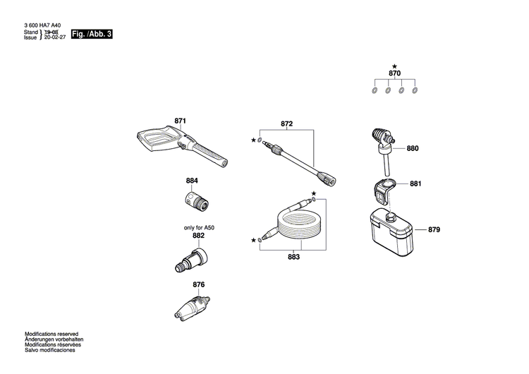 New Genuine Bosch F016F05012 Pump head