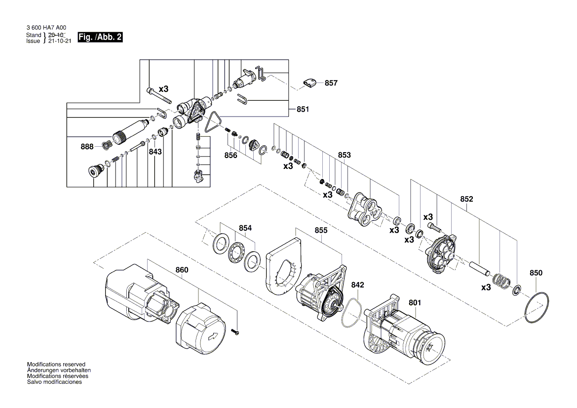 New Genuine Bosch F016F05016 Motor