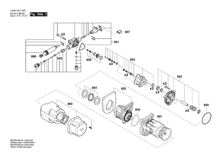 New Genuine Bosch F016F05016 Motor