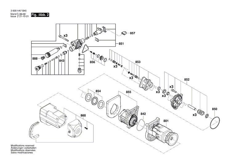 New Genuine Bosch F016F05027 Motor