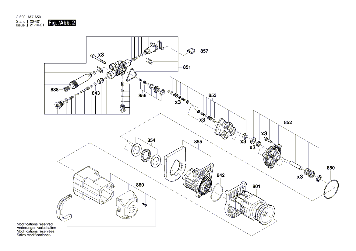 New Genuine Bosch F016F05062 Motor