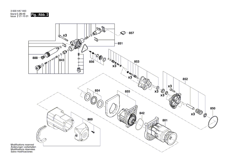 New Genuine Bosch F016F05062 Motor