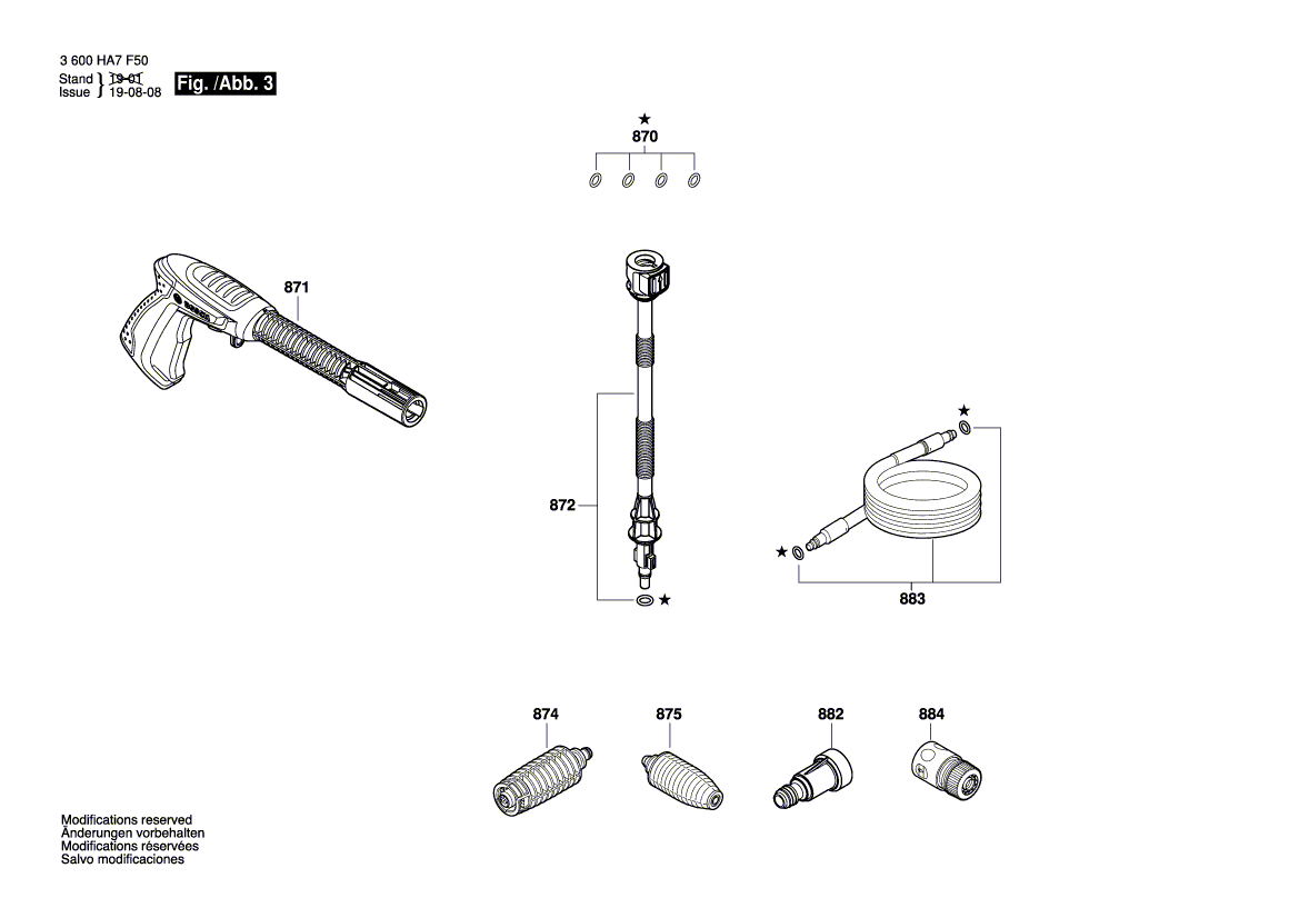 New Genuine Bosch F016F05066 Water filter