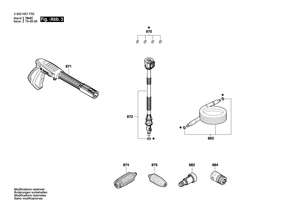 New Genuine Bosch F016F05066 Water filter