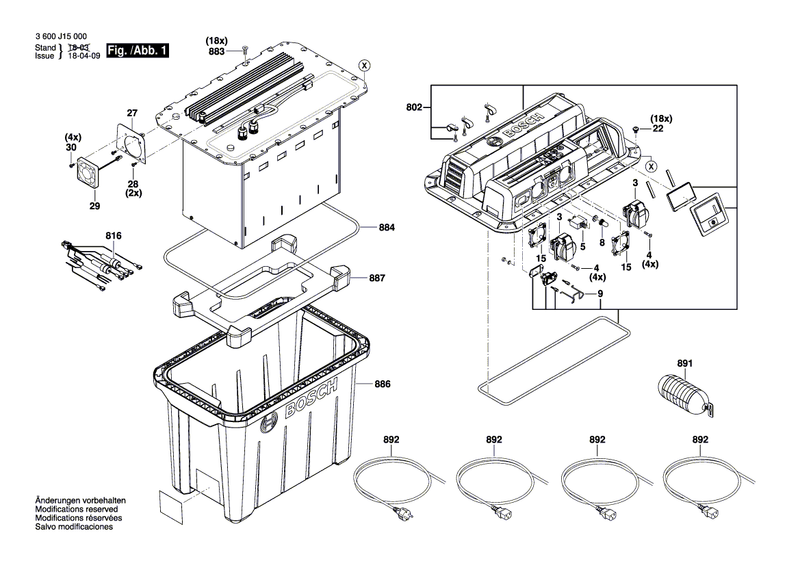 New Genuine Bosch F016F05067 Clip