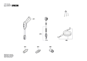 New Genuine Bosch F016F05072 Nameplate