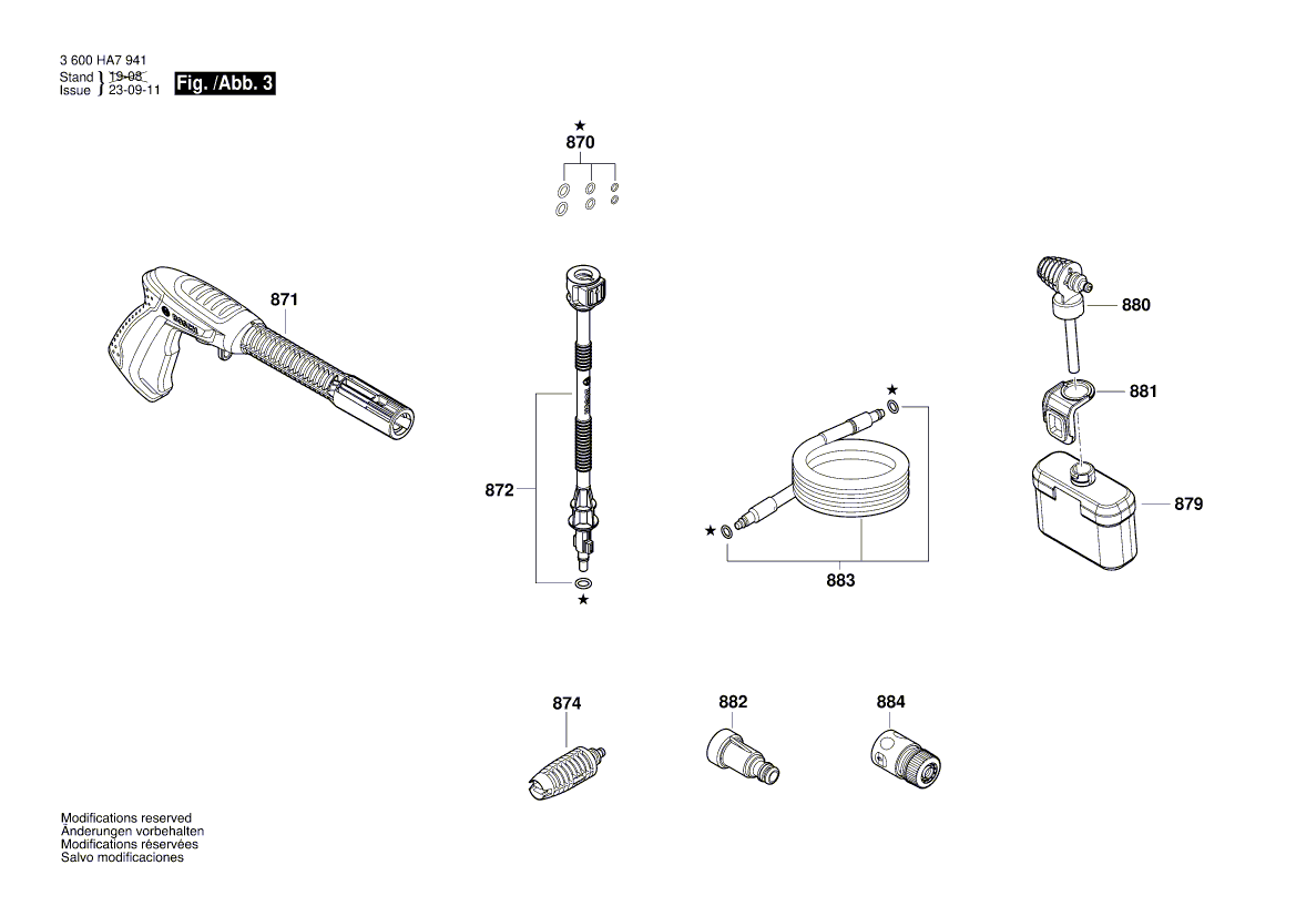 New Genuine Bosch F016F05081 Nameplate
