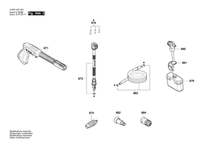 New Genuine Bosch F016F05081 Nameplate