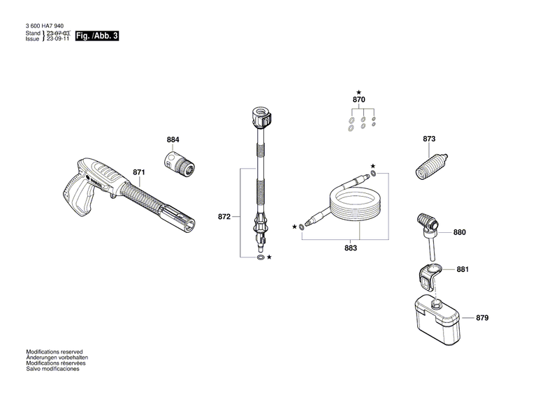 New Genuine Bosch F016F05082 Nameplate