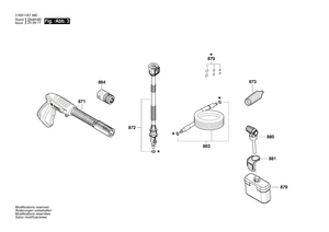 New Genuine Bosch F016F05082 Nameplate