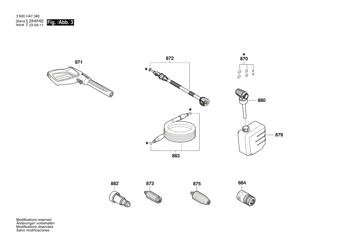 New Genuine Bosch F016F05097 Nameplate