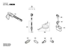 New Genuine Bosch F016F05171 Piston Guide