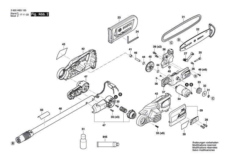 New Genuine Bosch F016F05190 Chain