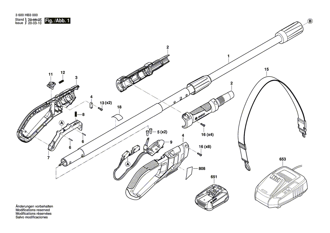 New Genuine Bosch F016F05222 Pin